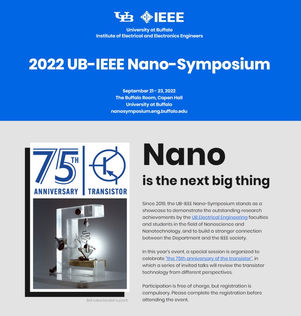 2022 the 2nd UB-IEEE Nano-Symposium