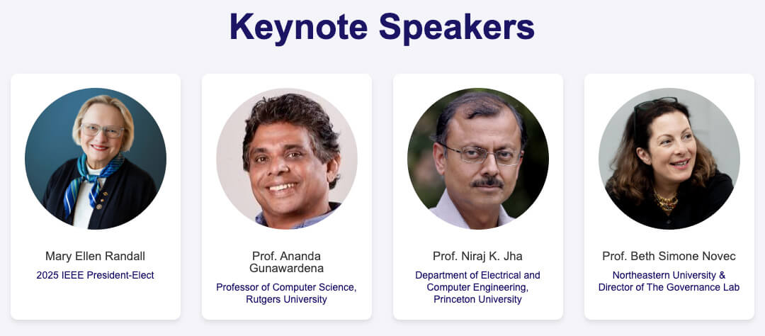 ISEC 2025 Keynote Speakers